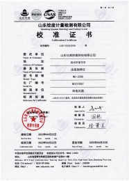 检测仪器报告证书：电火花检测仪jg-802